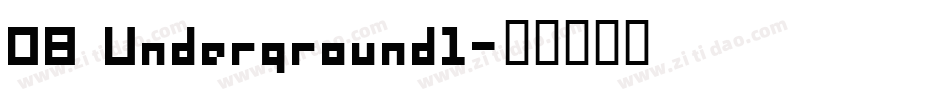 08 Underground1字体转换